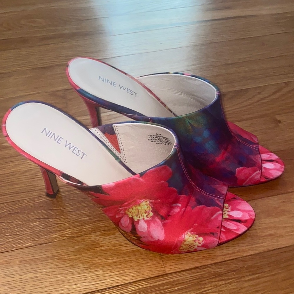 Nine West Funny How Peep Toe Mule